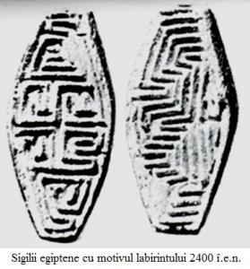 11.1.2.08 Sigilii egiptene cu motivul labirintului 2400 î.e.n.