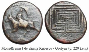 11.1.4.2 Monedă emisă de alianţa Knossos - Gortyna (c. 220 î.e.n)