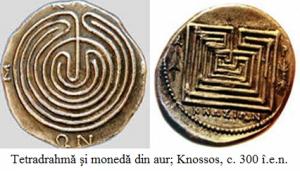 11.1.4.7 Tetradrahmă şi monedă din aur de la Knossos, c. 300 î.e.n.