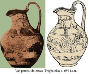 11.1.9.14 Vas pentru vin etrusc Tragliatella; c. 630 î.e.n.