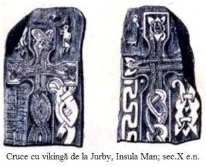 12.3.6.09 Cruce cu vikingă de la Jurby, Insula Man; sec.X e.n.