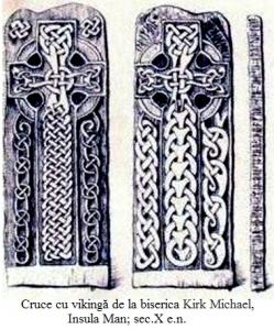 12.3.6.10 Cruce cu vikingă de la biserica Kirk Michael, Insula Man; sec.X e.n.