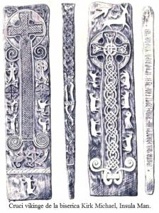 12.3.6.11 Cruci vikinge de la biserica Kirk Michael, Insula Man; sec.X e.n.