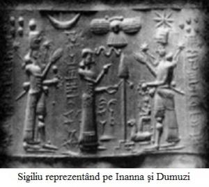 2.8.1.4 Sigiliu reprezentând pe Inanna şi Dumuzi