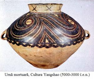 7.2.11.17 Urnă mortuară, Cultura Yangshao (5000-3000 î.e.n.)