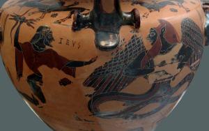 9.6.5.3 Zeus în bătălia cu Typhoeus; cca. 550 î.e.n.