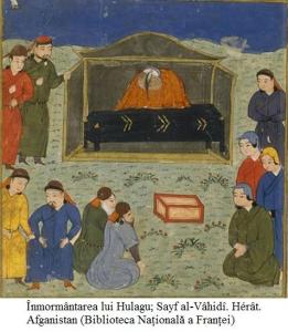 I.19.8.04 Înmormântarea lui Hulagu; Sayf al-Vâhidî. Hérât. Afganistan (Biblioteca Națională a Franței)