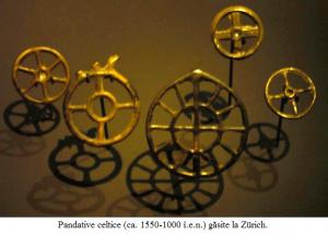 3.1.1.1 Pandative celtice (ca. 1550-1000 î.e.n.) găsite la Zürich.