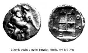 3.1.8.1 Monedă tracică a regelui Bergaios; Grecia, 400-350 î.e.n.