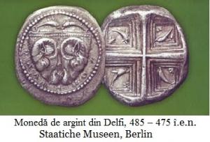 3.1.8.3 Monedă de argint din Delfi, 485 – 475 î.e.n.;Staatiche Museen, Berlin
